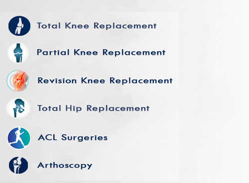 Partial knee replacement surgeries